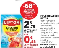 Infusion à froid Lipton