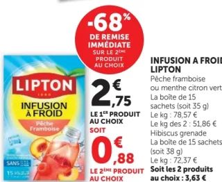 Infusion à froid Lipton