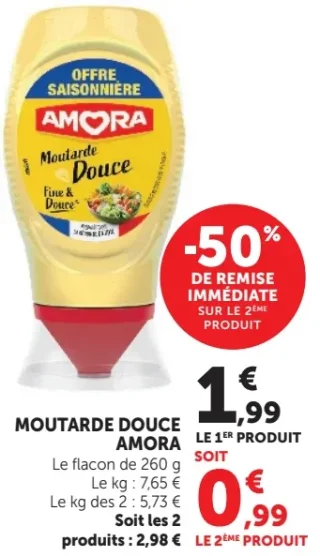 Moutarde Douce Amora