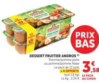 Dessert Fruitier Andros