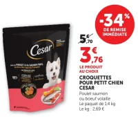 Croquettes pour petit chien Cesar