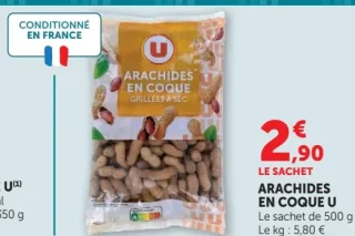 Arachides en coque U