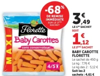 Baby Carottes Florette