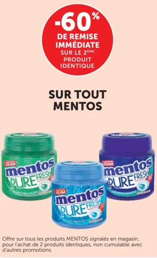 Sur tout Mentos