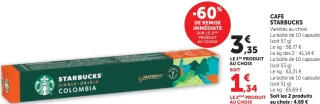 Café Starbucks Variétés au choix