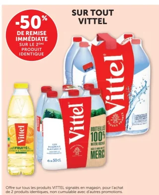 Eau minérale naturelle Vittel