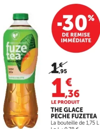 Thé glacé pêche Fuzetea