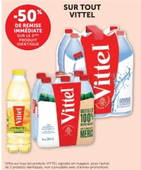 Gamme d'eaux Vittel