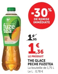Thé glacé pêche Fuze Tea