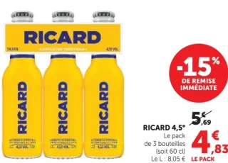 Boisson alcoolisée Ricard 4,5°