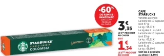 Café Starbucks en capsules