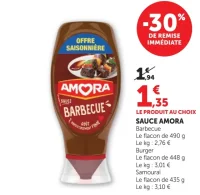 Sauce Barbecue Amora