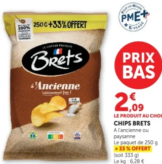 Chips Brets à l'ancienne ou paysanne