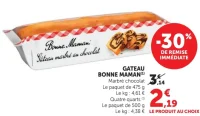 Gâteau marbré au chocolat Bonne Maman