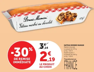 Bonne Maman Gâteau marbré au chocolat