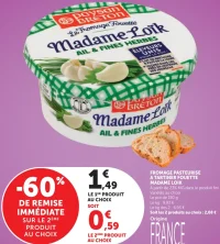 Fromage Fouetté Madame Loïk Ail & Fines Herbes Paysan Breton