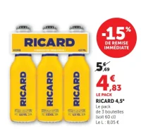Anisette Ricard 4,5°