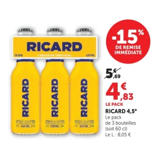 Anisette Ricard 4,5°