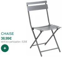 Chaise pliante Clivia