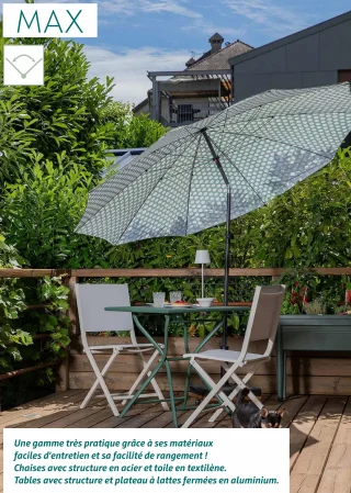 Mobilier de jardin MAX (Chaises et Tables)