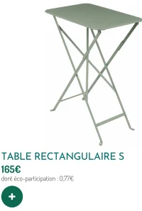 Table rectangulaire S Fermob Bistro