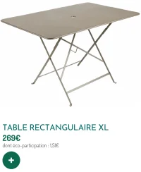 Table Rectangulaire XL Fermob