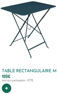 Table Rectangulaire M Fermob