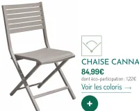 Chaise canna