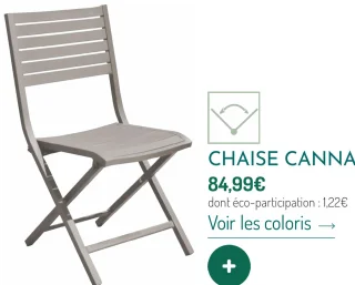 Chaise canna