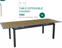 Table extensible Tamaris