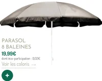 Parasol 8 baleines