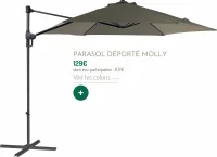 Parasol déporté Molly