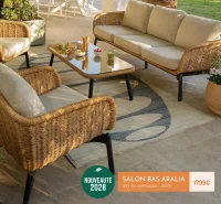 Salon bas de jardin Aralia