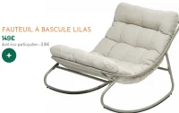 Fauteuil à bascule Lilas