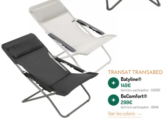 Lafuma Mobilier Transat Transabed Batyline® / BeComfort®