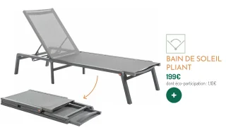 BAIN DE SOLEIL PLIANT