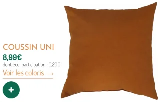 Coussin uni