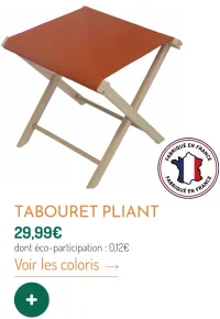 Tabouret pliant