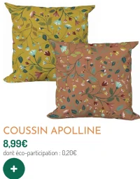 Coussin Apolline Jardin Privé