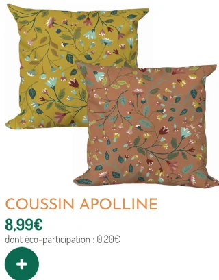 Coussin Apolline Jardin Privé