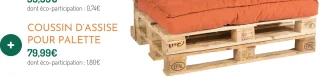 COUSSIN D'ASSISE POUR PALETTE