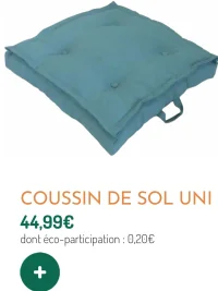 COUSSIN DE SOL UNI