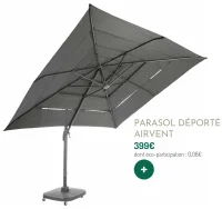 Parasol déporté Airvent