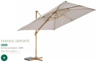 Parasol Déporté