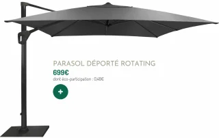 PARASOL DÉPORTÉ ROTATING