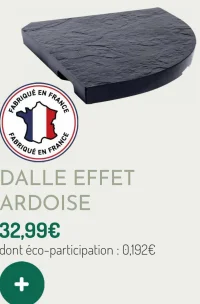 Dalle effet ardoise