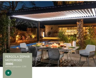 Pergola Zephir Motorisée