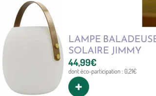 Lampe baladeuse solaire Jimmy Lumisky