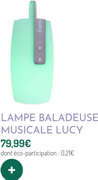 LAMPE BALADEUSE MUSICALE LUCY