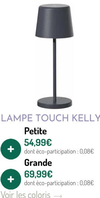 LAMPE TOUCH KELLY